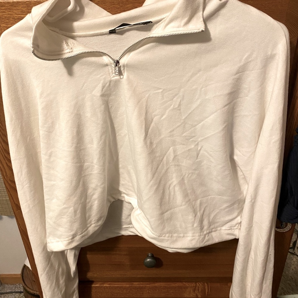 Plain White Sweater